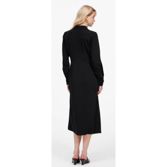 NWT Madewell Black Midi Dress - Picture 6 of 15